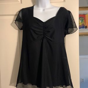 Motherhood black short sleeve top size M